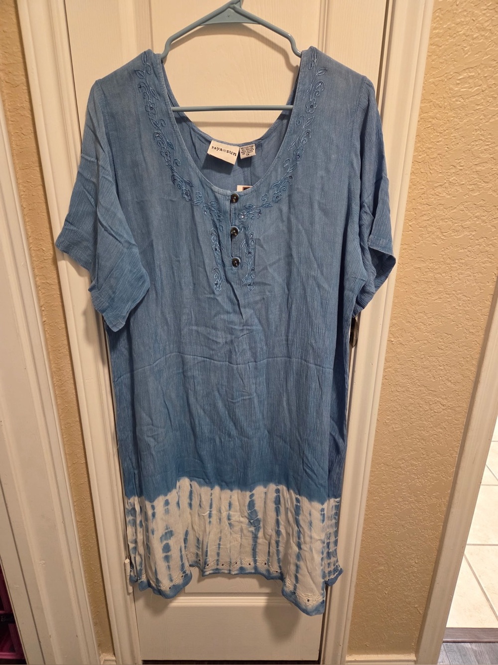 Raya Sun blue dress size 1x, new
